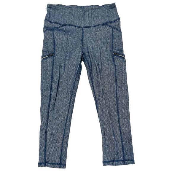 Athleta Women's Static Drifter Capri Leggings‎ Blue Size Small | S1 - Picture 1 of 6